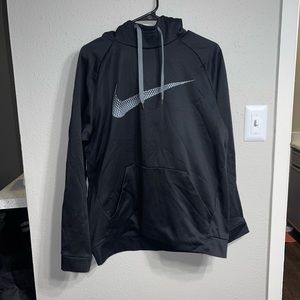 Nike Hooded Sweatshirt Black Size Large L